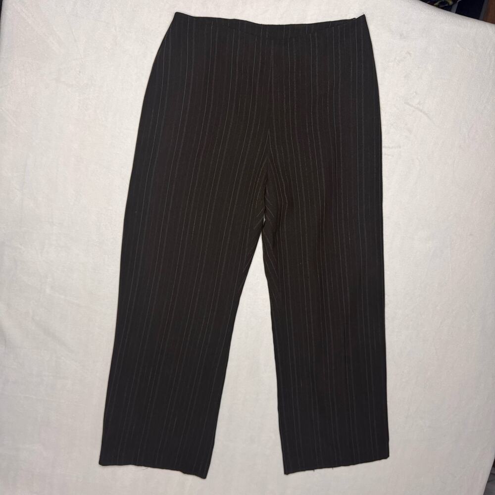 Petite Liz Claiborne Striped Suit Pant